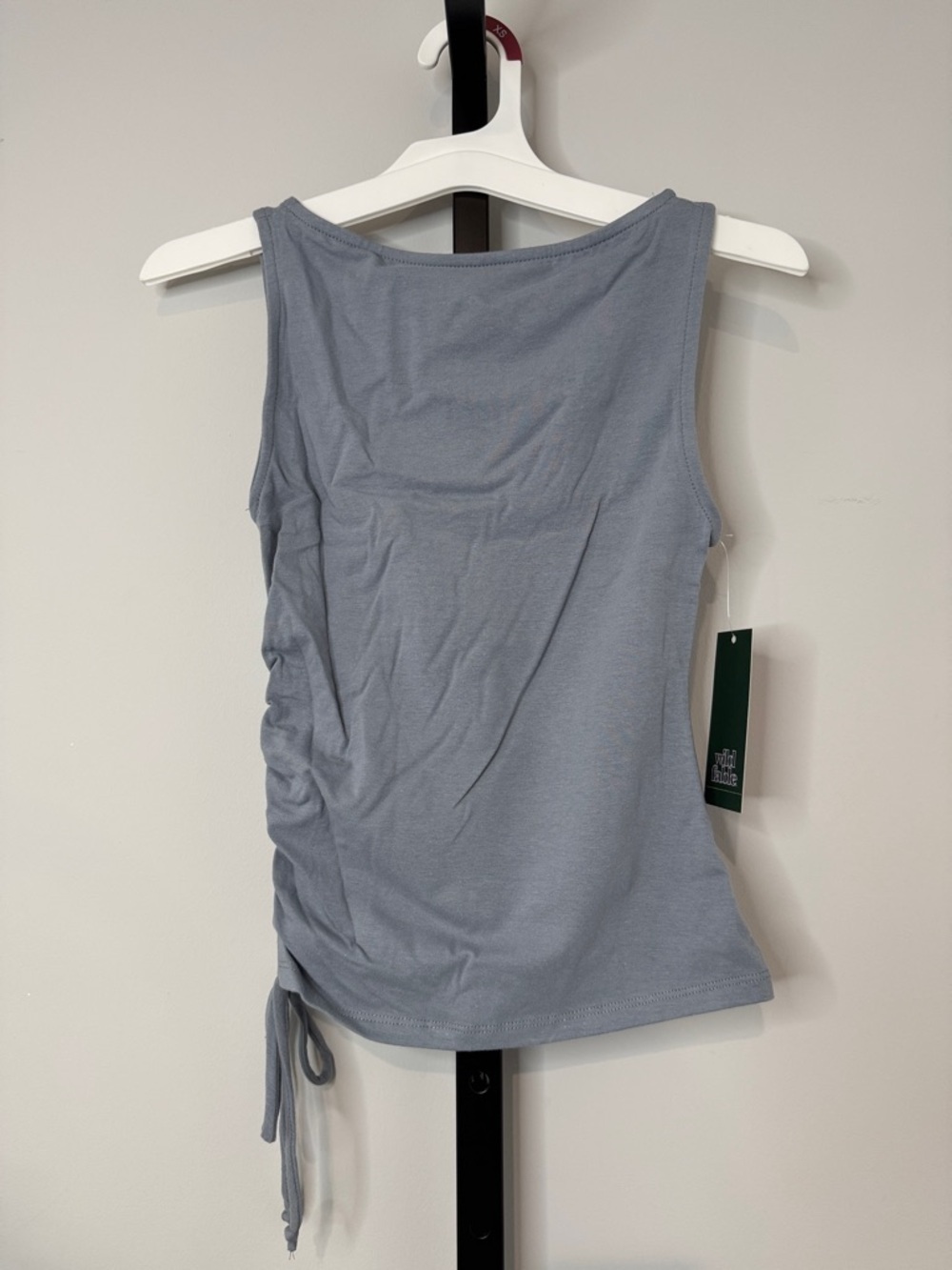 Wild Fable Women’s Side-Ruched Tank Top Gray Size XS New NWT